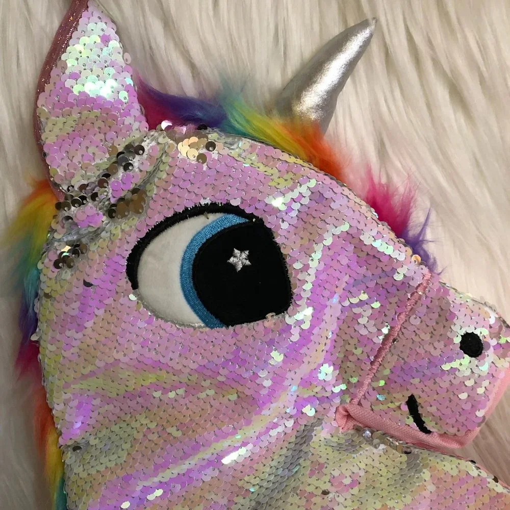 Olivia Miller Sequin Unicorn Backpack